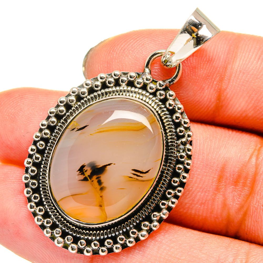 Montana Agate Pendants handcrafted by Anasilvercos - PD13792