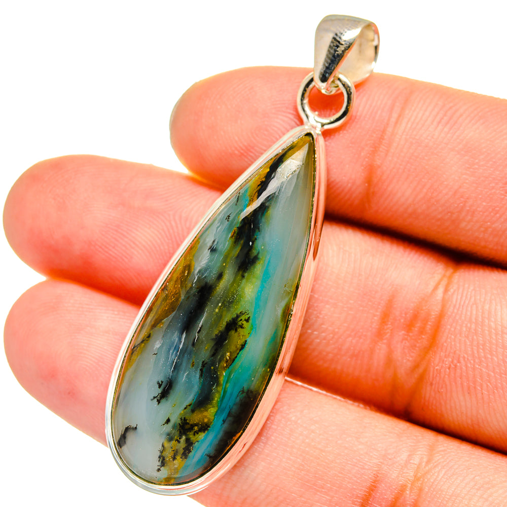 Peruvian Opal Pendants handcrafted by Anasilvercos - PD13810