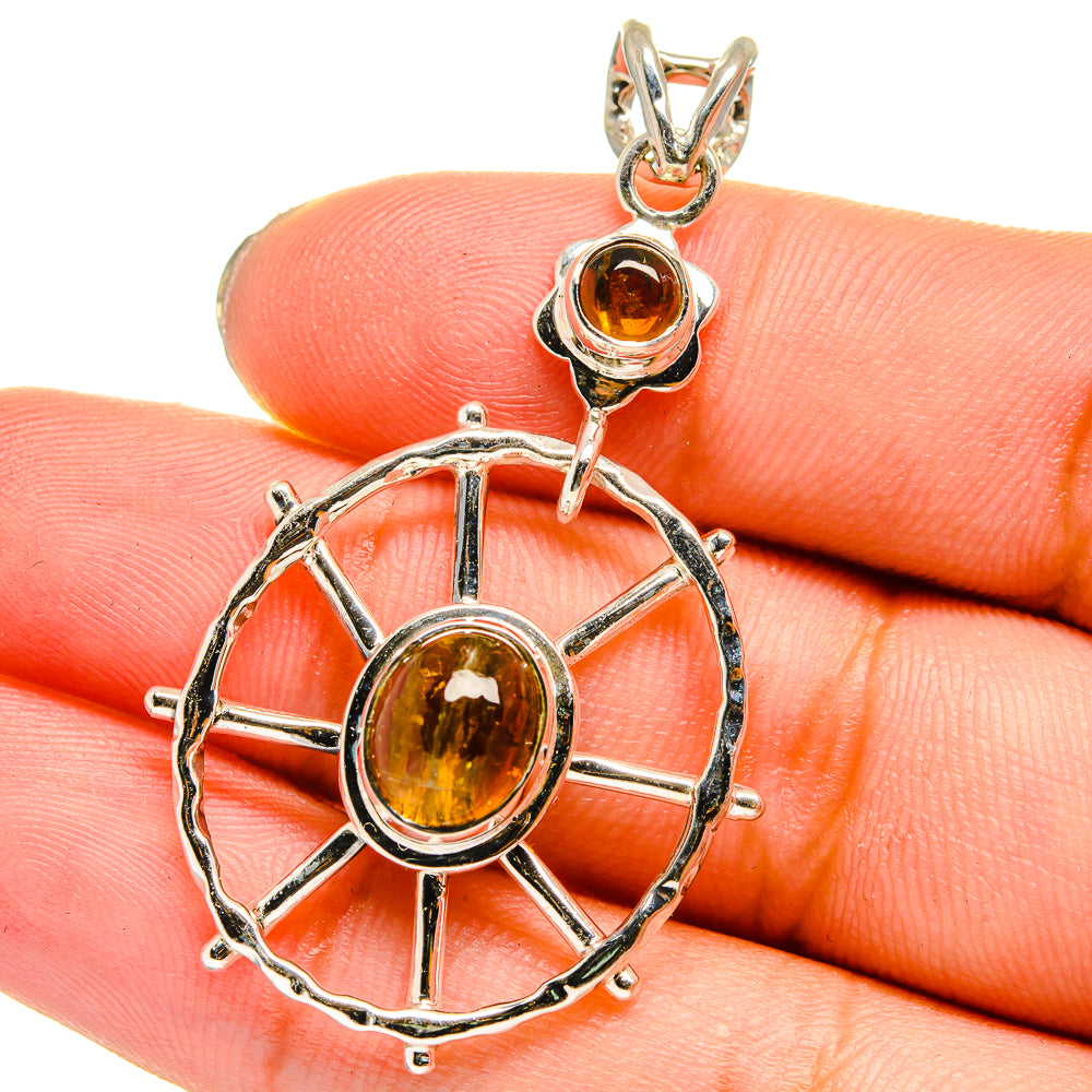 Citrine Pendants handcrafted by Anasilvercos - PD13811