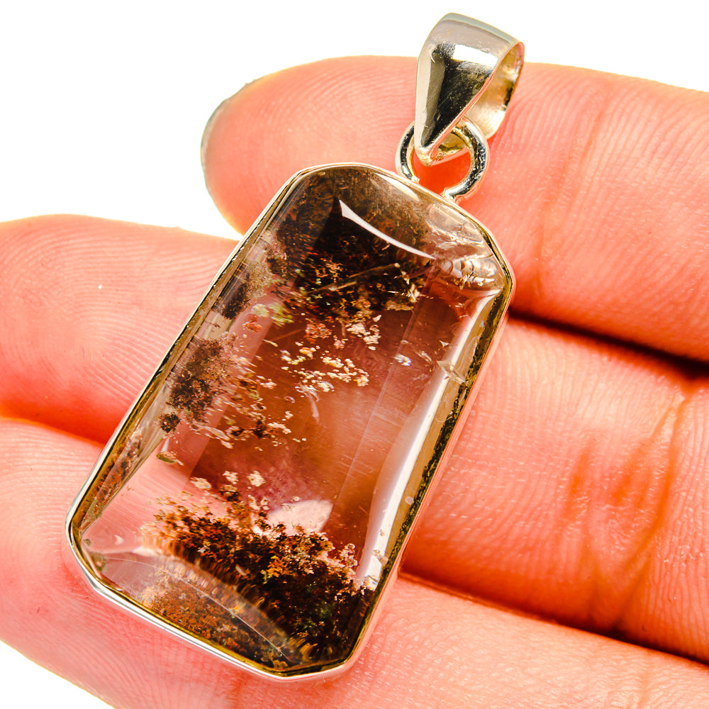 Garden Quartz Pendants handcrafted by Anasilvercos - PD13814