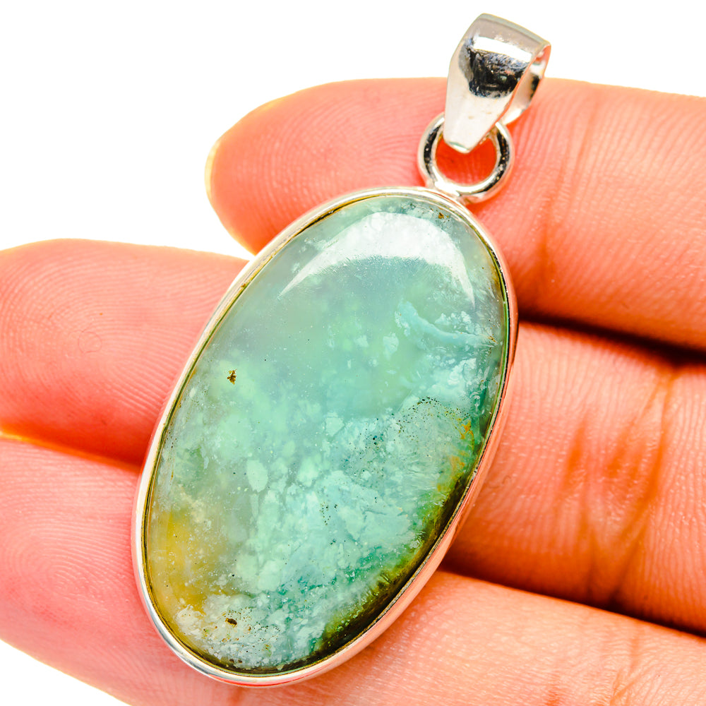 Peruvian Opal Pendants handcrafted by Anasilvercos - PD13818