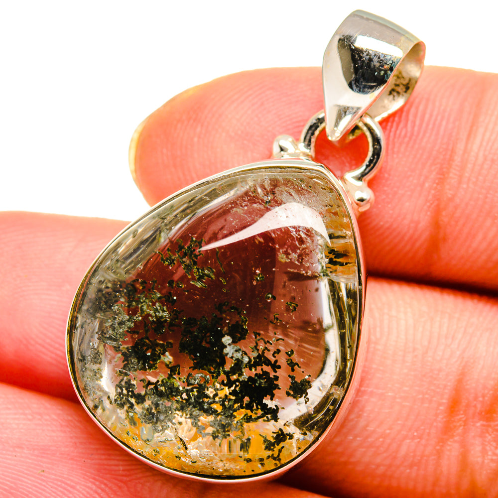 Garden Quartz Pendants handcrafted by Anasilvercos - PD13830