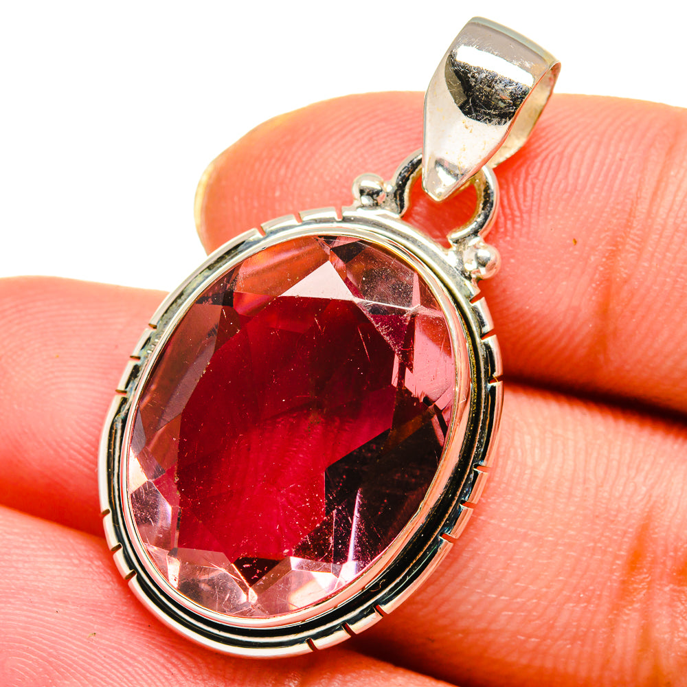Color Change Alexandrite (lab.) Pendants handcrafted by Anasilvercos - PD13835