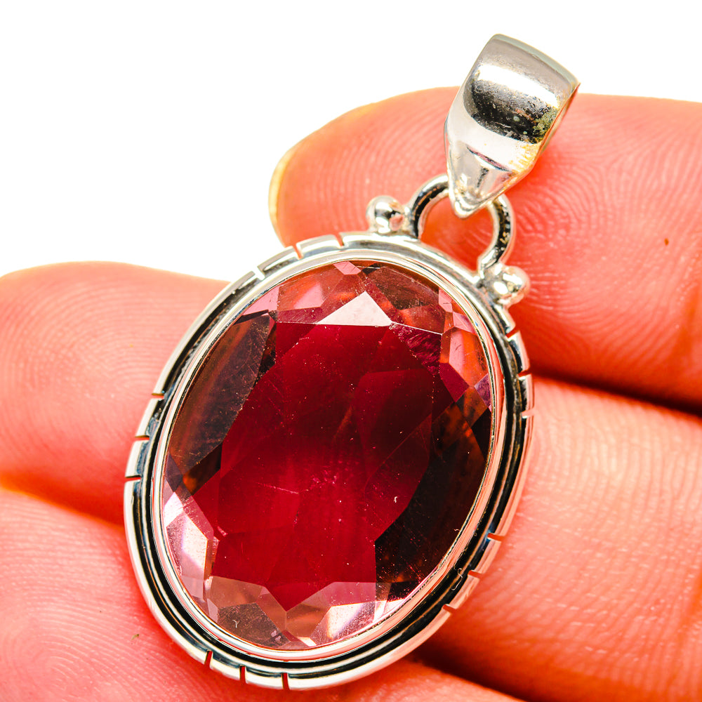 Color Change Alexandrite (lab.) Pendants handcrafted by Anasilvercos - PD13838
