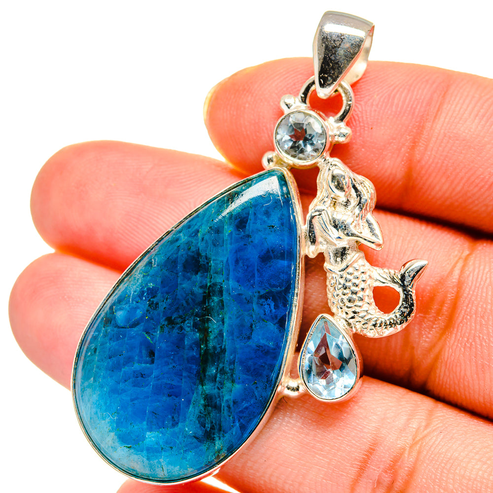 Apatite Pendants handcrafted by Anasilvercos - PD13845