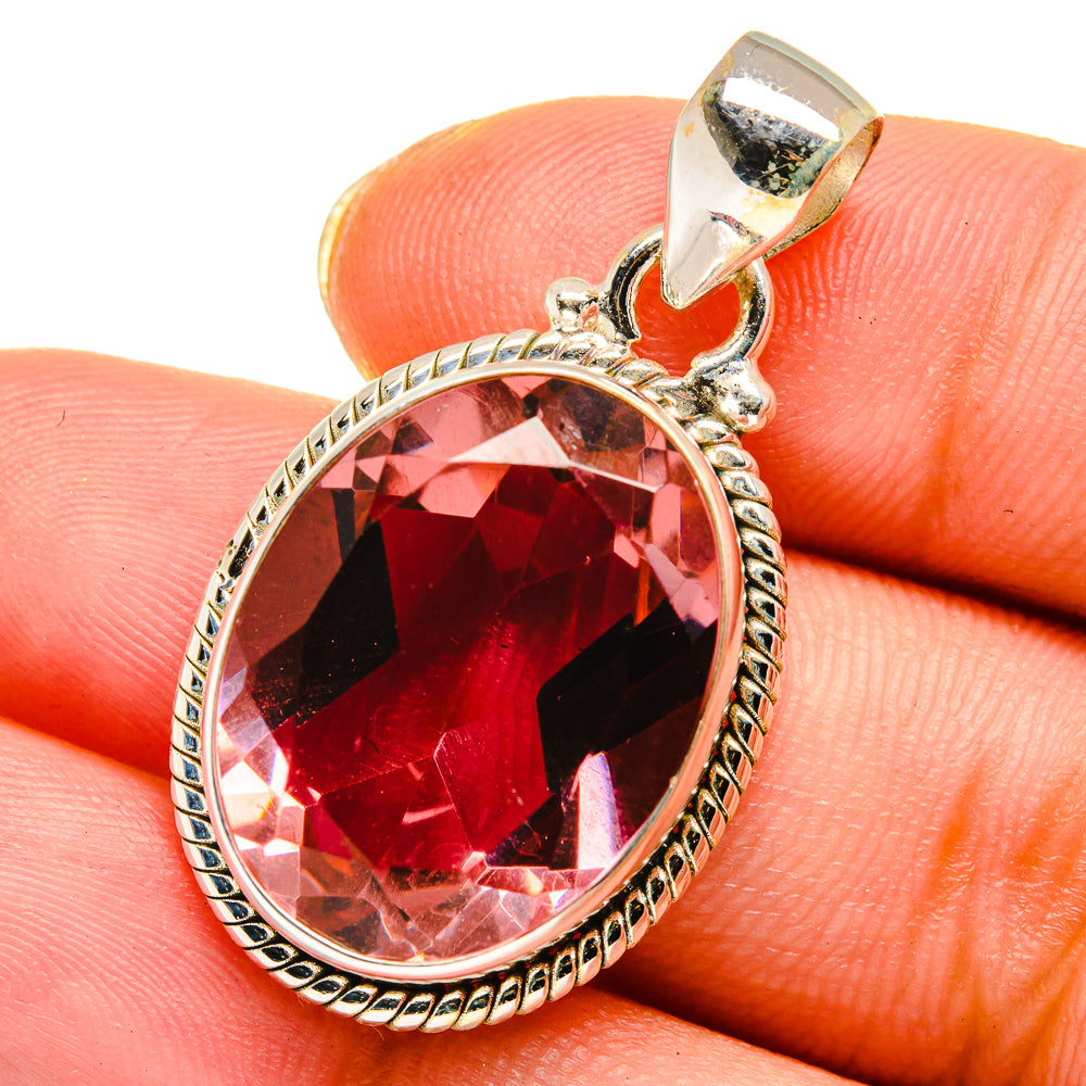 Color Change Alexandrite (lab.) Pendants handcrafted by Anasilvercos - PD13848