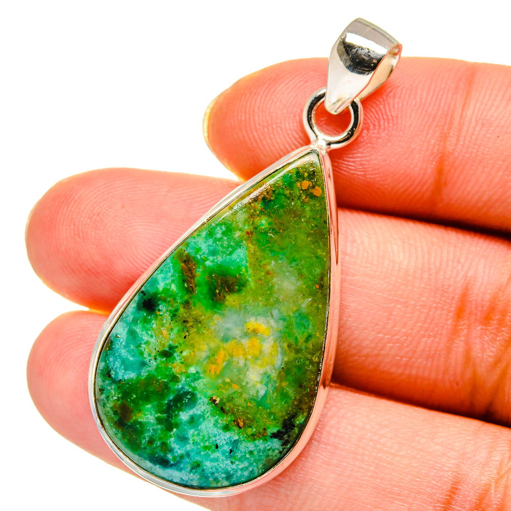 Peruvian Opal Pendants handcrafted by Anasilvercos - PD13856