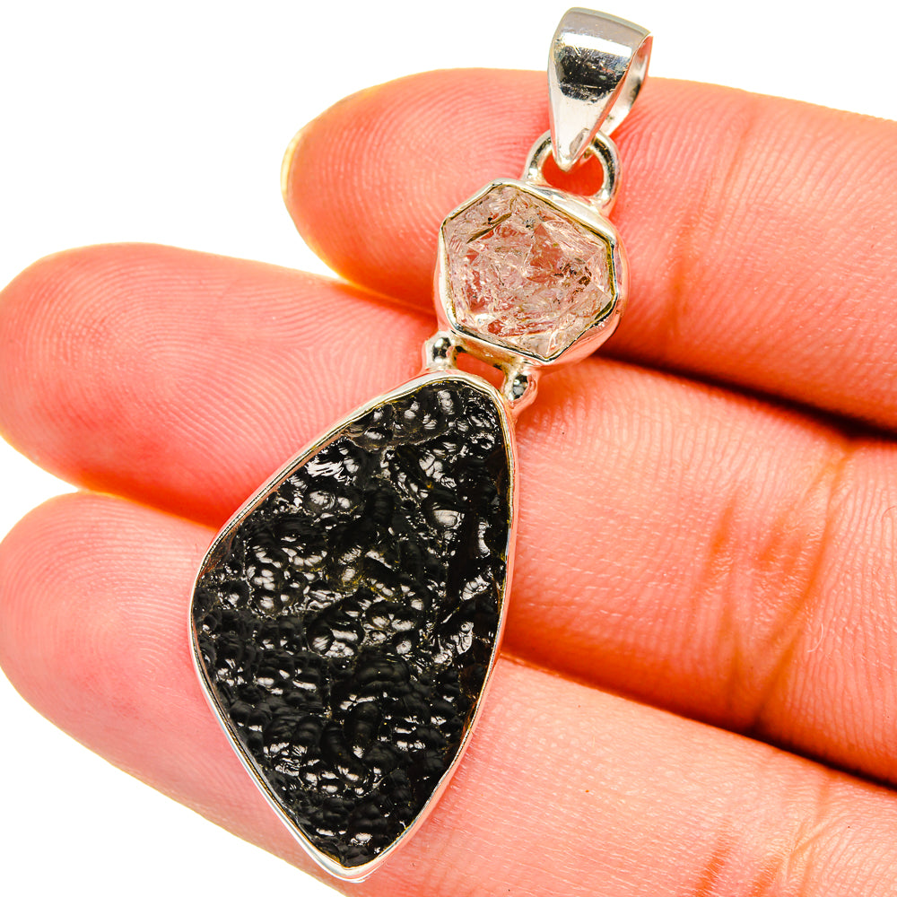 Tektite Pendants handcrafted by Anasilvercos - PD13869