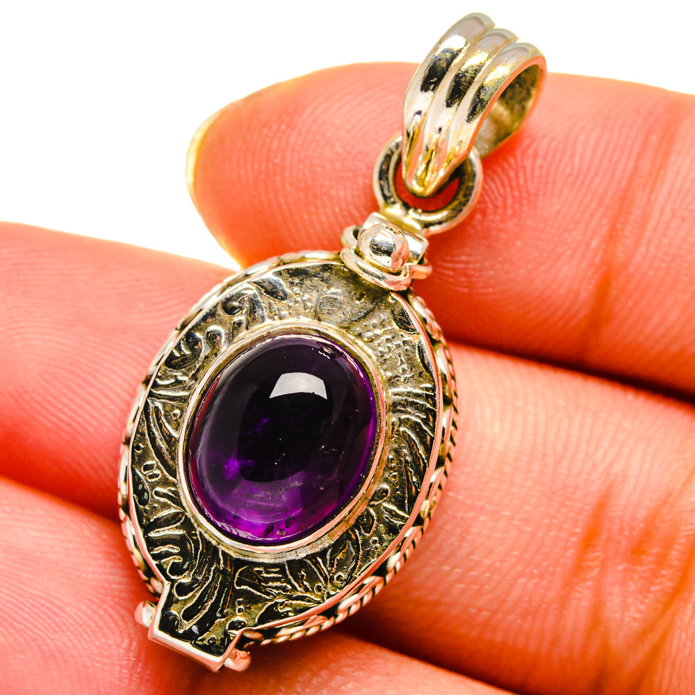 Amethyst Pendants handcrafted by Anasilvercos - PD13874