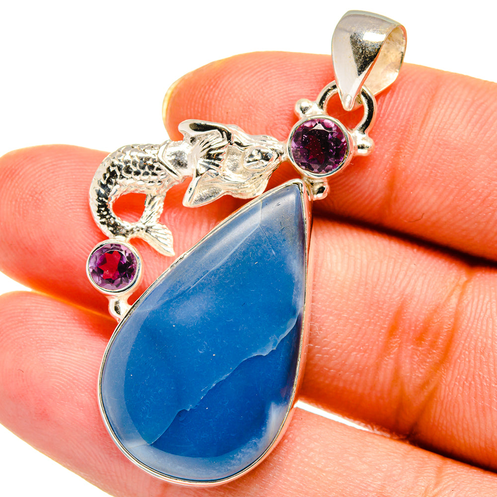 Owyhee Opal Pendants handcrafted by Anasilvercos - PD13886
