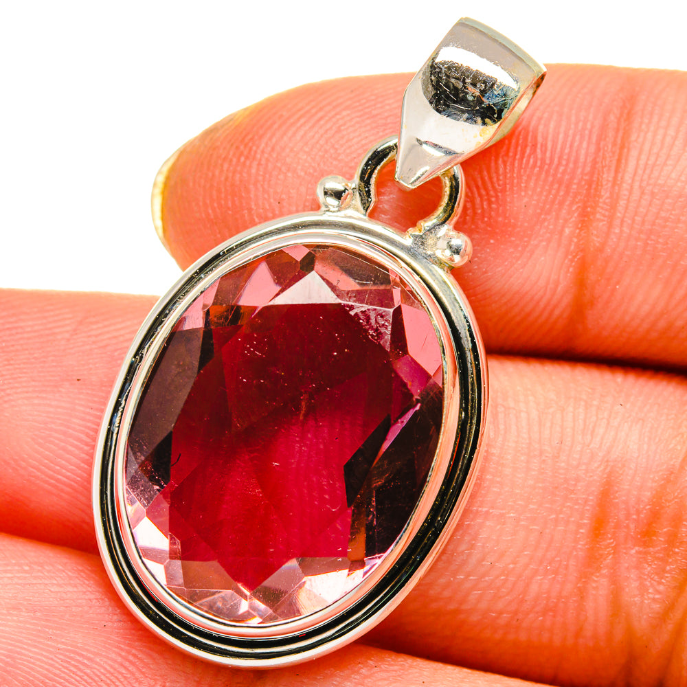 Color Change Alexandrite (lab.) Pendants handcrafted by Anasilvercos - PD13892