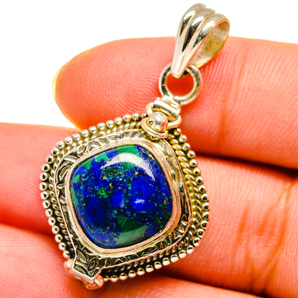 Azurite Pendants handcrafted by Anasilvercos - PD13894