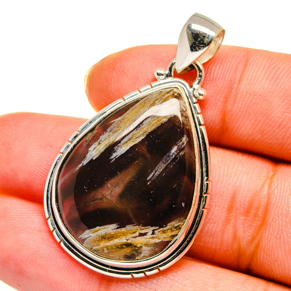 Turkish Tube Agate Pendants handcrafted by Anasilvercos - PD13902