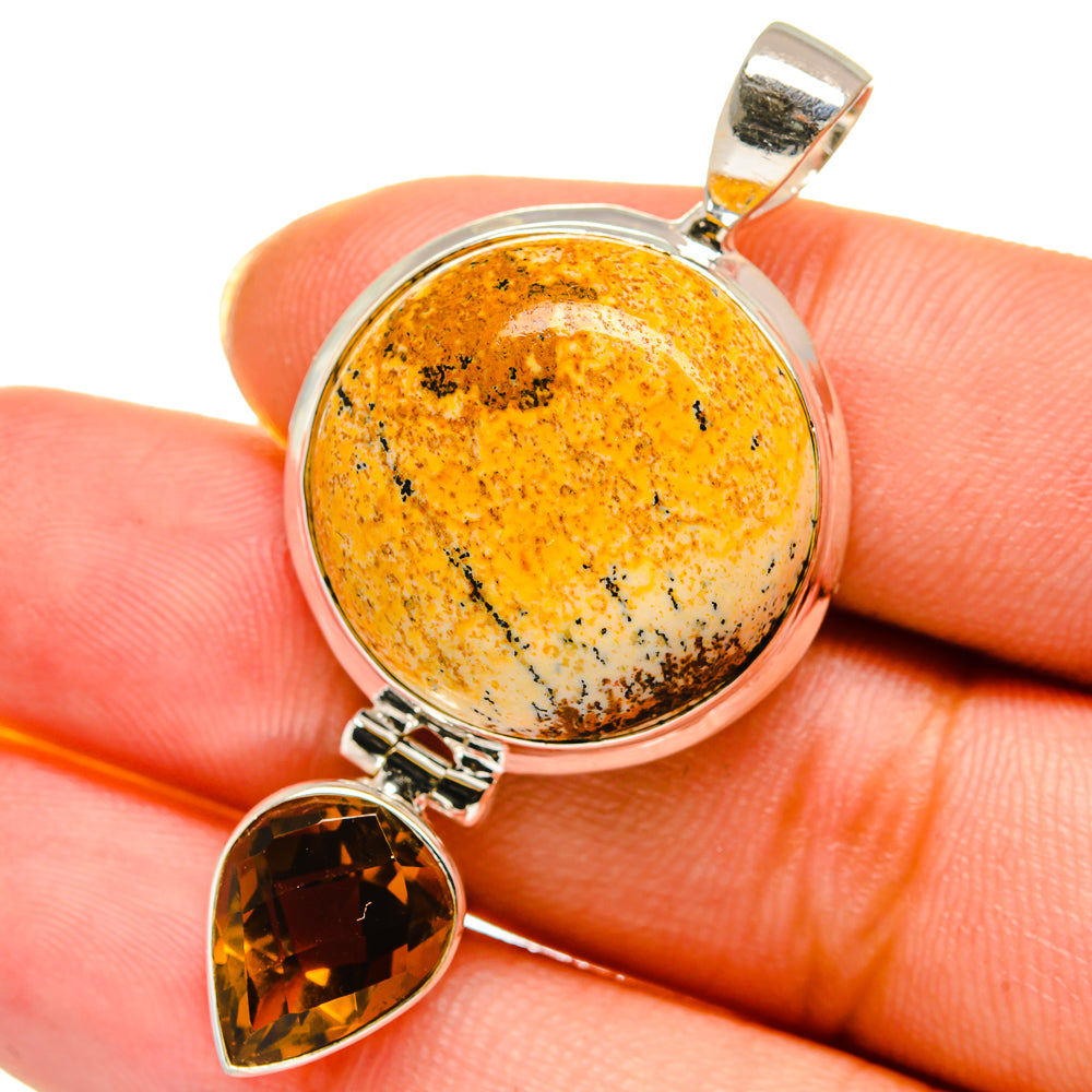 Picture Jasper Pendants handcrafted by Anasilvercos - PD13903