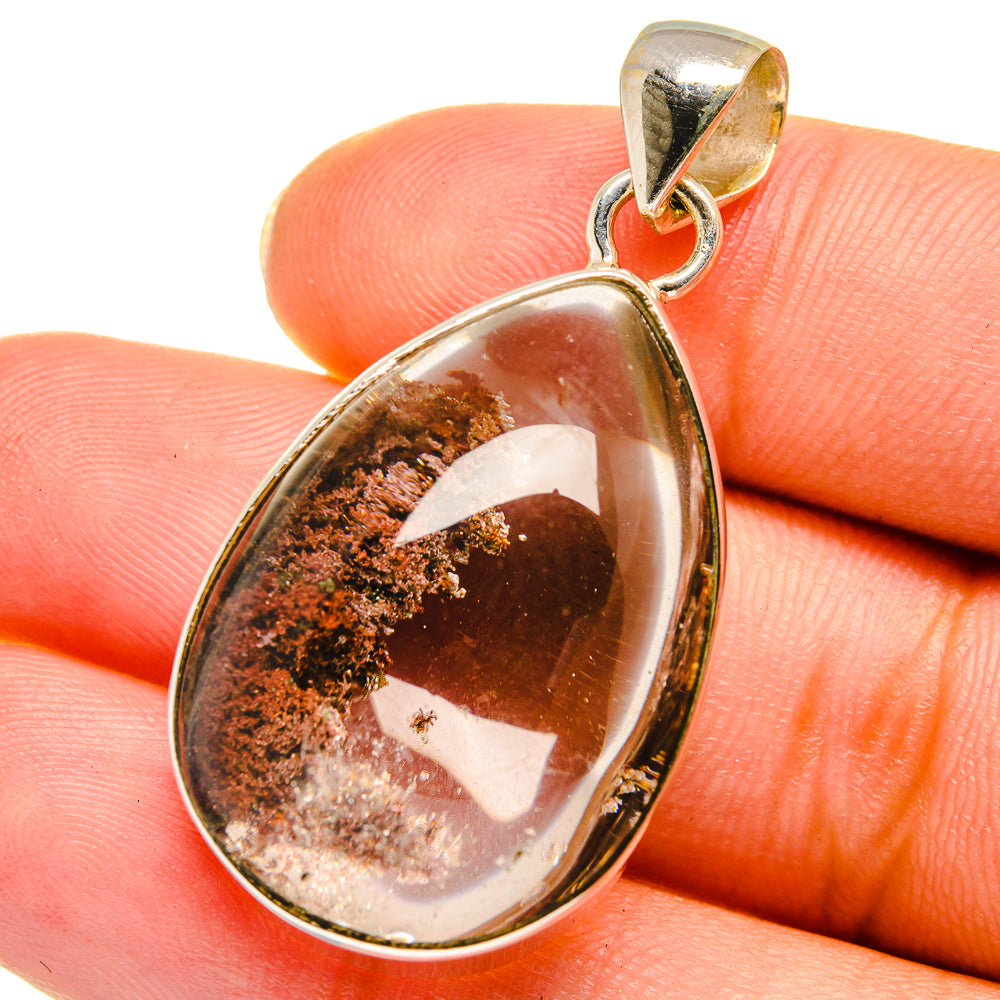 Garden Quartz Pendants handcrafted by Anasilvercos - PD13906