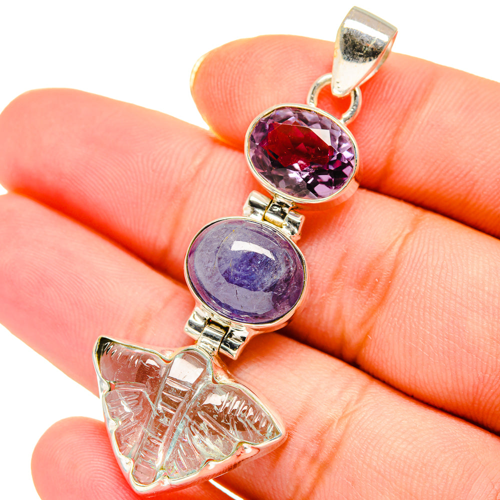 Aquamarine Pendants handcrafted by Anasilvercos - PD13921