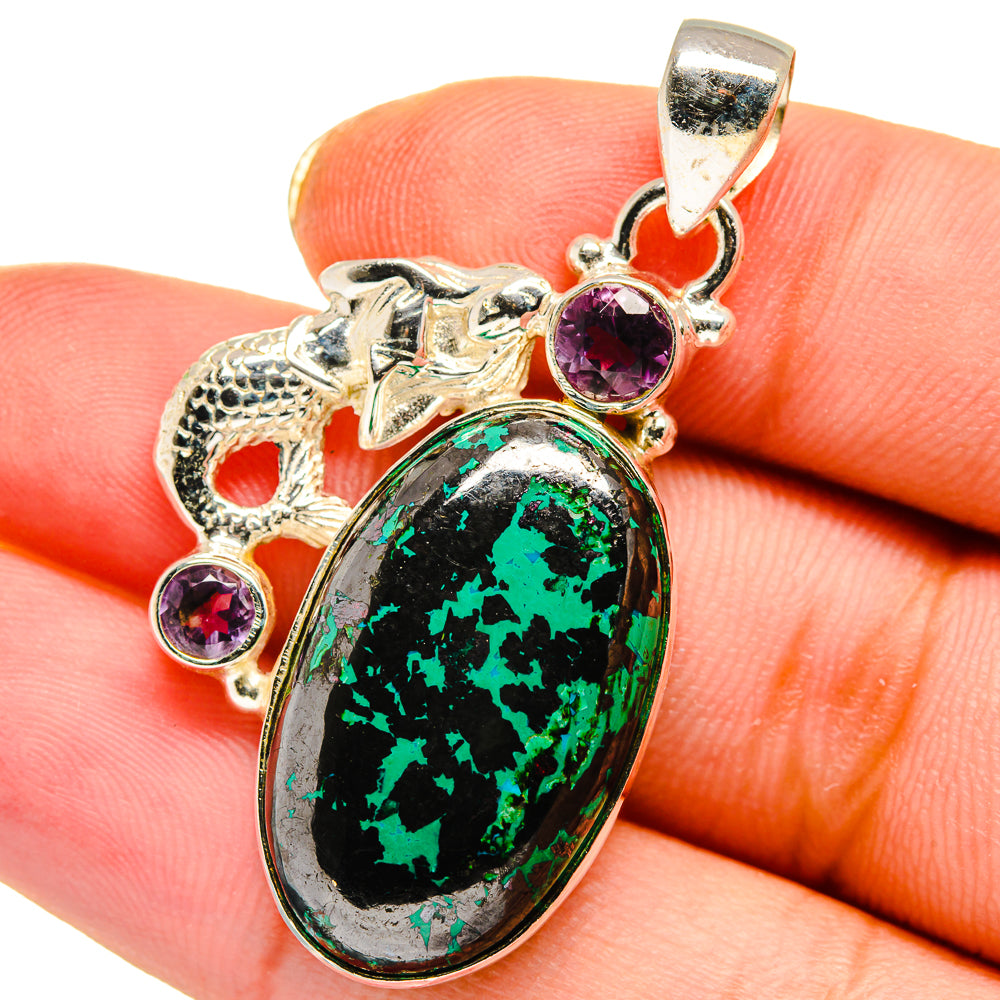 Shattuckite Pendants handcrafted by Anasilvercos - PD13922