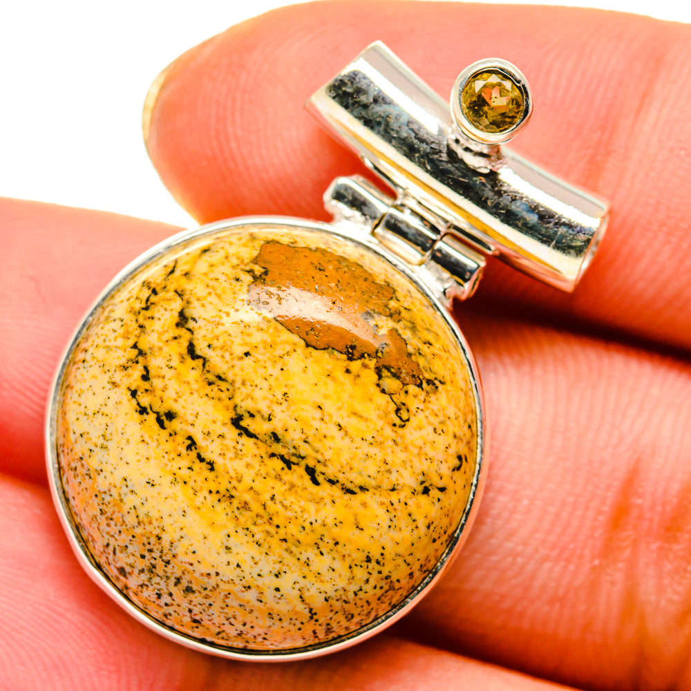 Picture Jasper Pendants handcrafted by Anasilvercos - PD13923