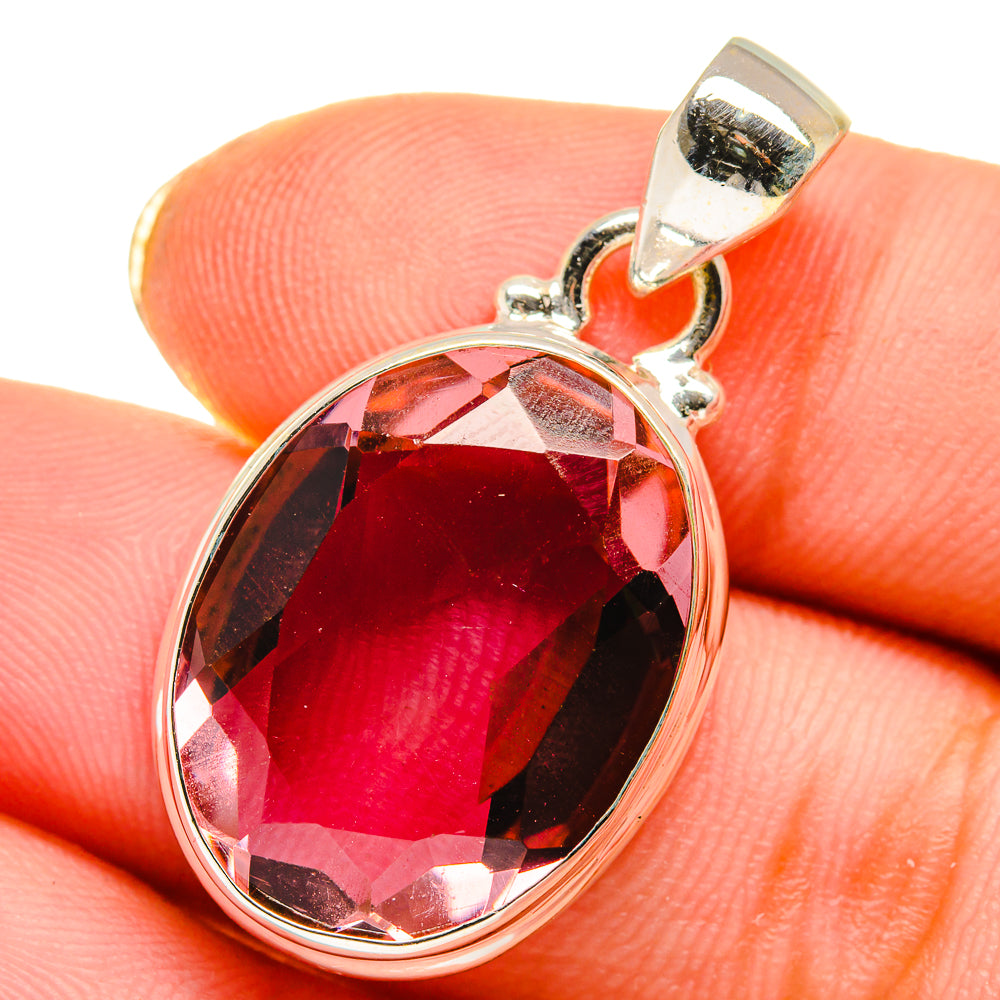 Color Change Alexandrite (lab.) Pendants handcrafted by Anasilvercos - PD13925