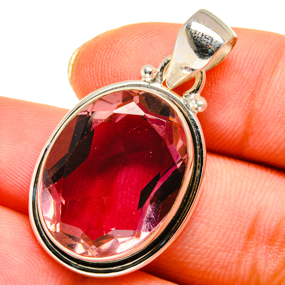 Color Change Alexandrite (lab.) Pendants handcrafted by Anasilvercos - PD13938