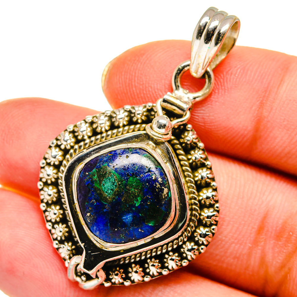 Azurite Pendants handcrafted by Anasilvercos - PD13940
