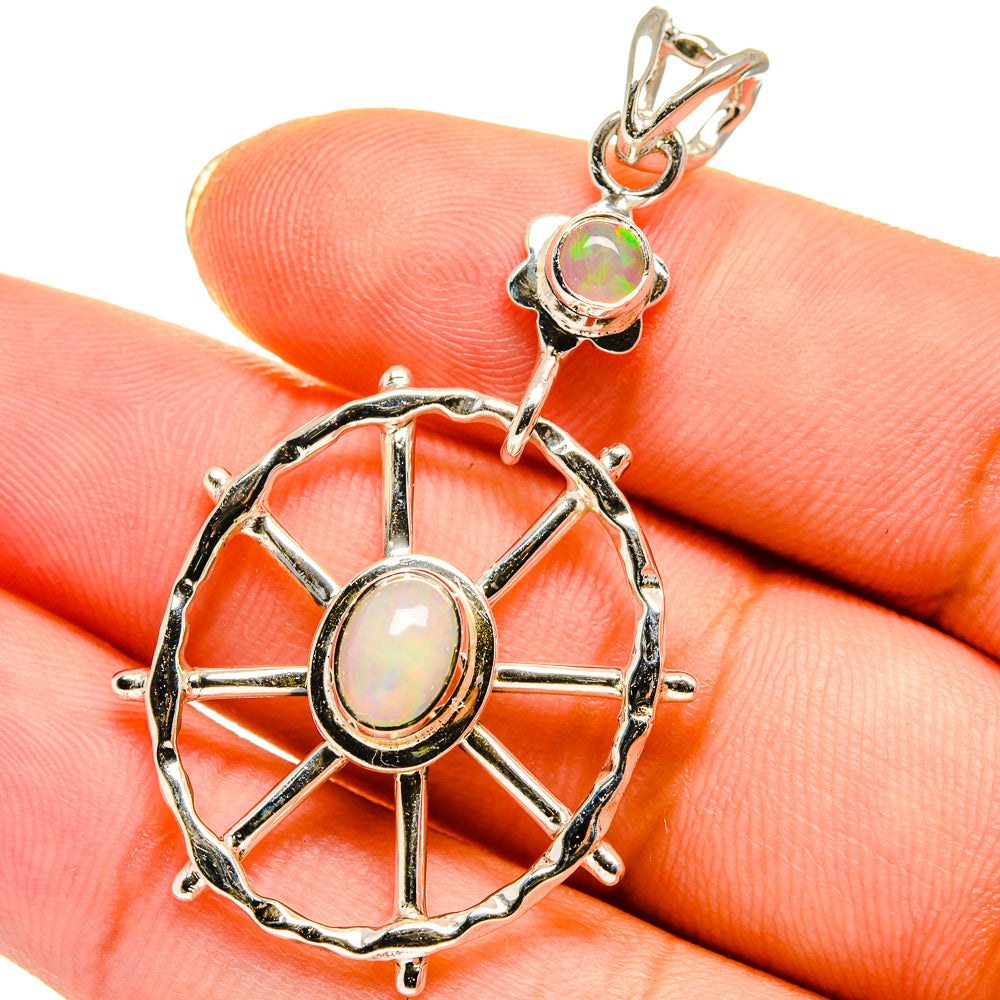 Ethiopian Opal Pendants handcrafted by Anasilvercos - PD13945