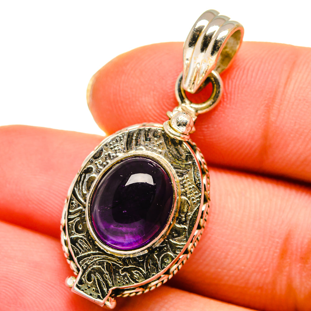 Amethyst Pendants handcrafted by Anasilvercos - PD13948