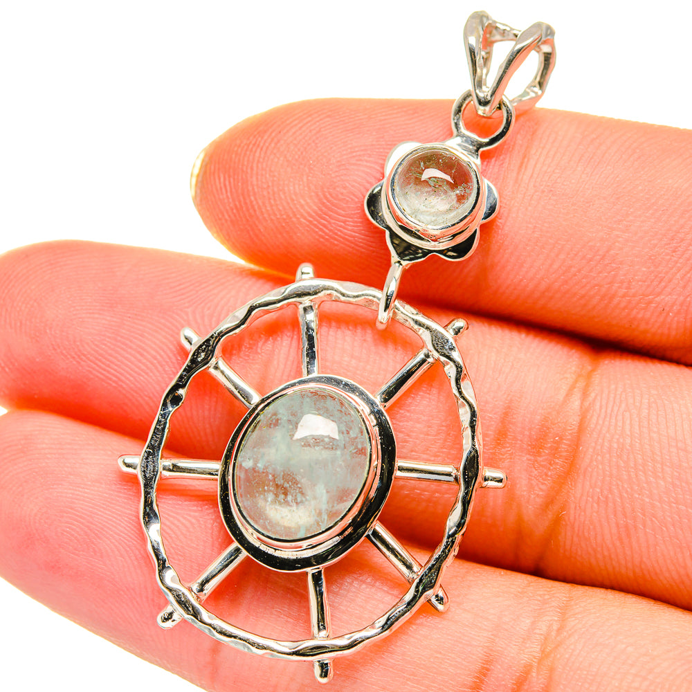 Aquamarine Pendants handcrafted by Anasilvercos - PD13949