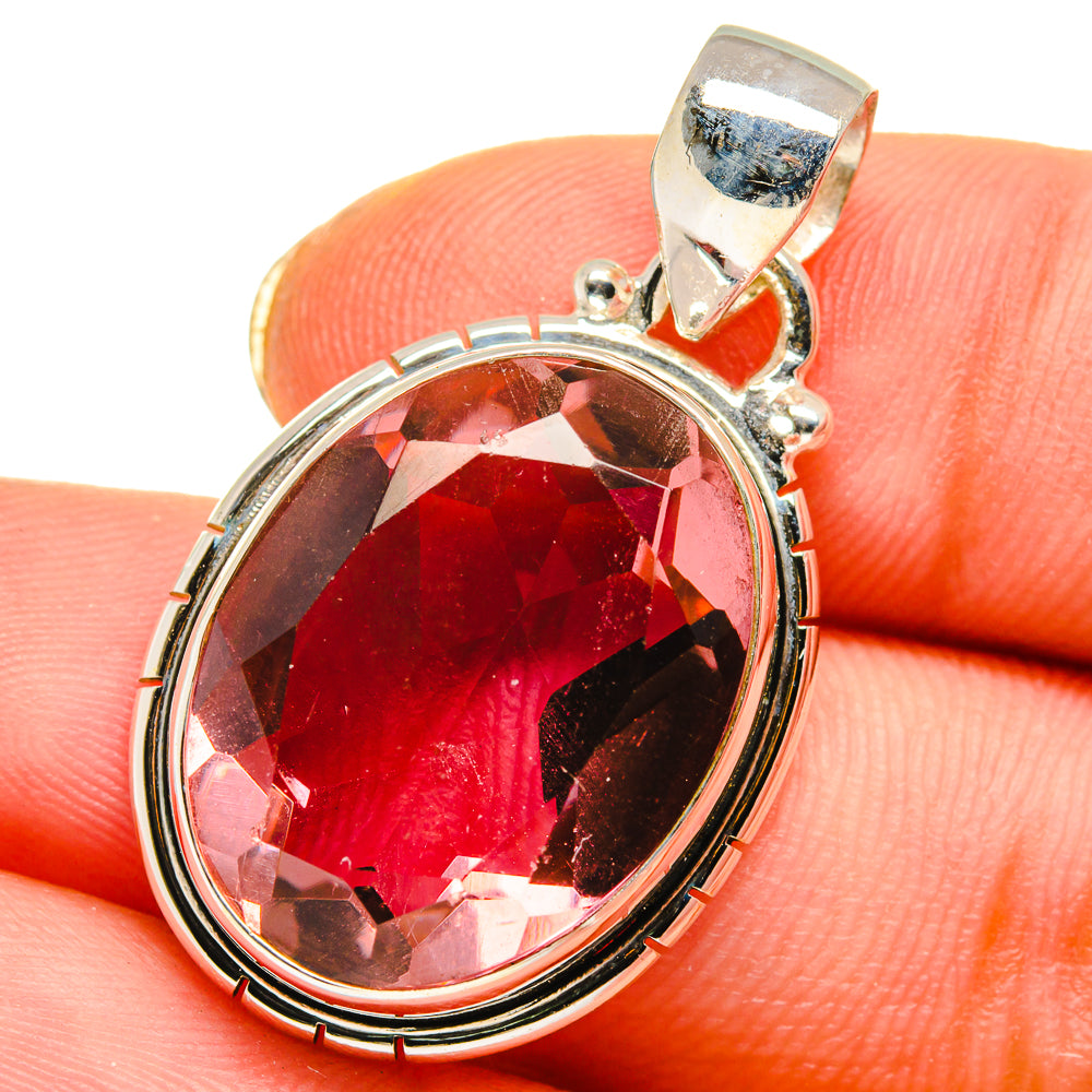 Color Change Alexandrite (lab.) Pendants handcrafted by Anasilvercos - PD13961