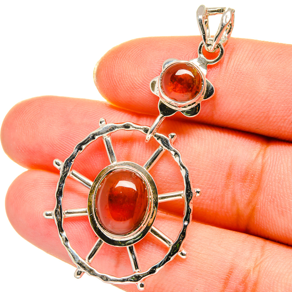 Carnelian Pendants handcrafted by Anasilvercos - PD13980