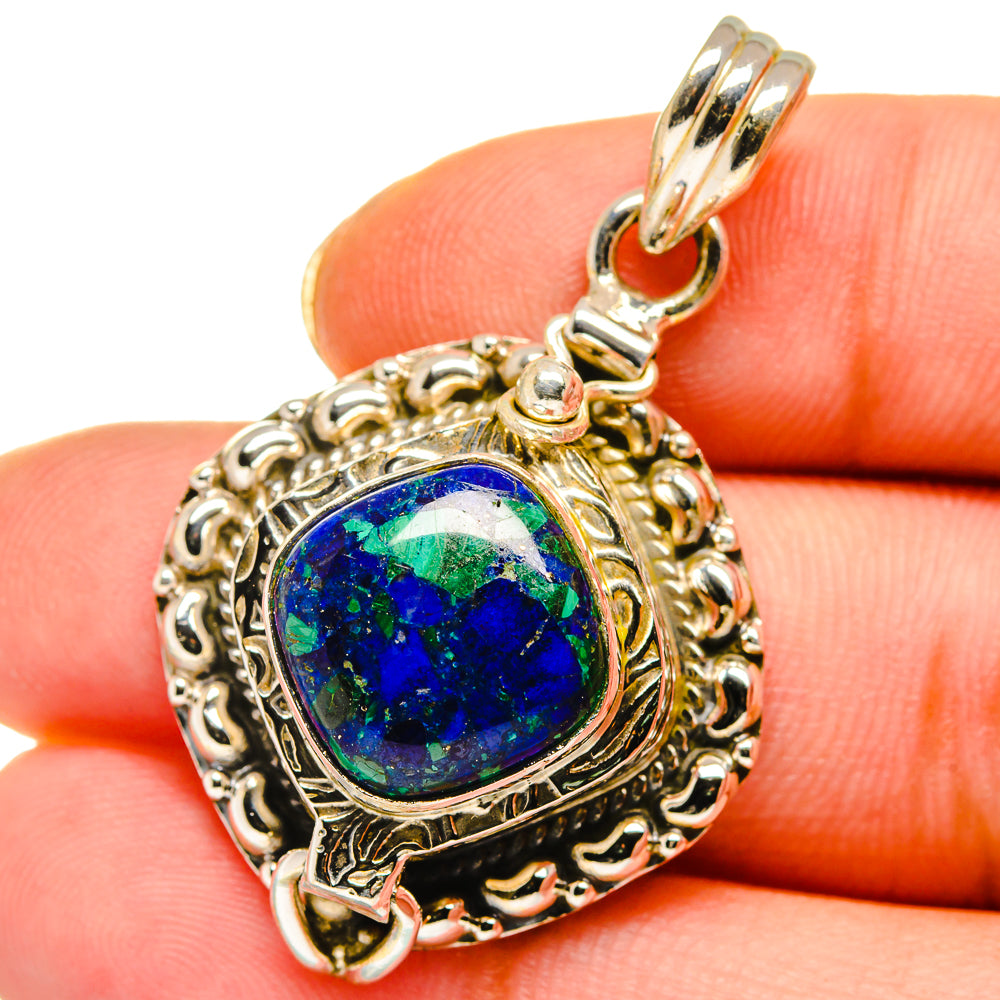 Azurite Pendants handcrafted by Anasilvercos - PD13987