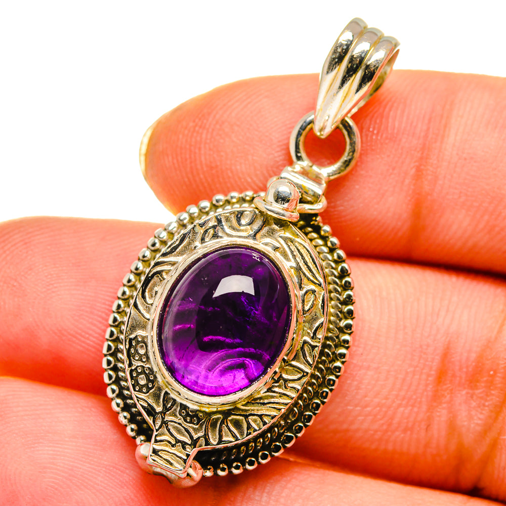 Amethyst Pendants handcrafted by Anasilvercos - PD13993