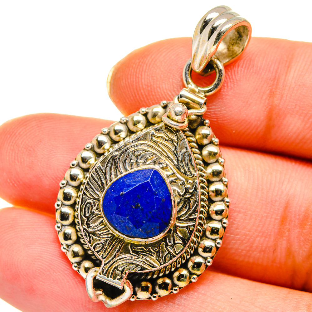 Lapis Lazuli Pendants handcrafted by Anasilvercos - PD13995