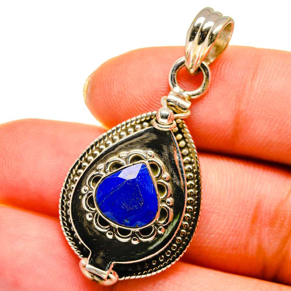 Lapis Lazuli Pendants handcrafted by Anasilvercos - PD14012
