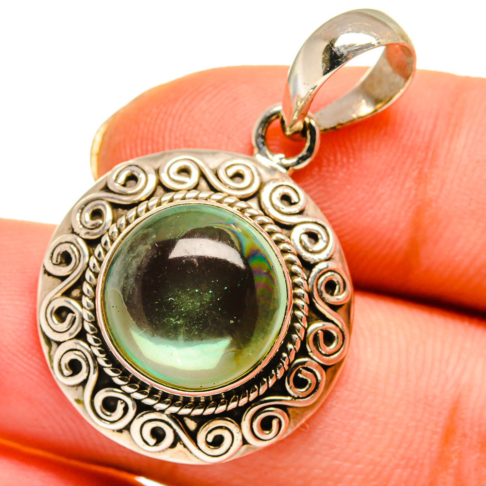 Peridot Pendants handcrafted by Anasilvercos - PD14013