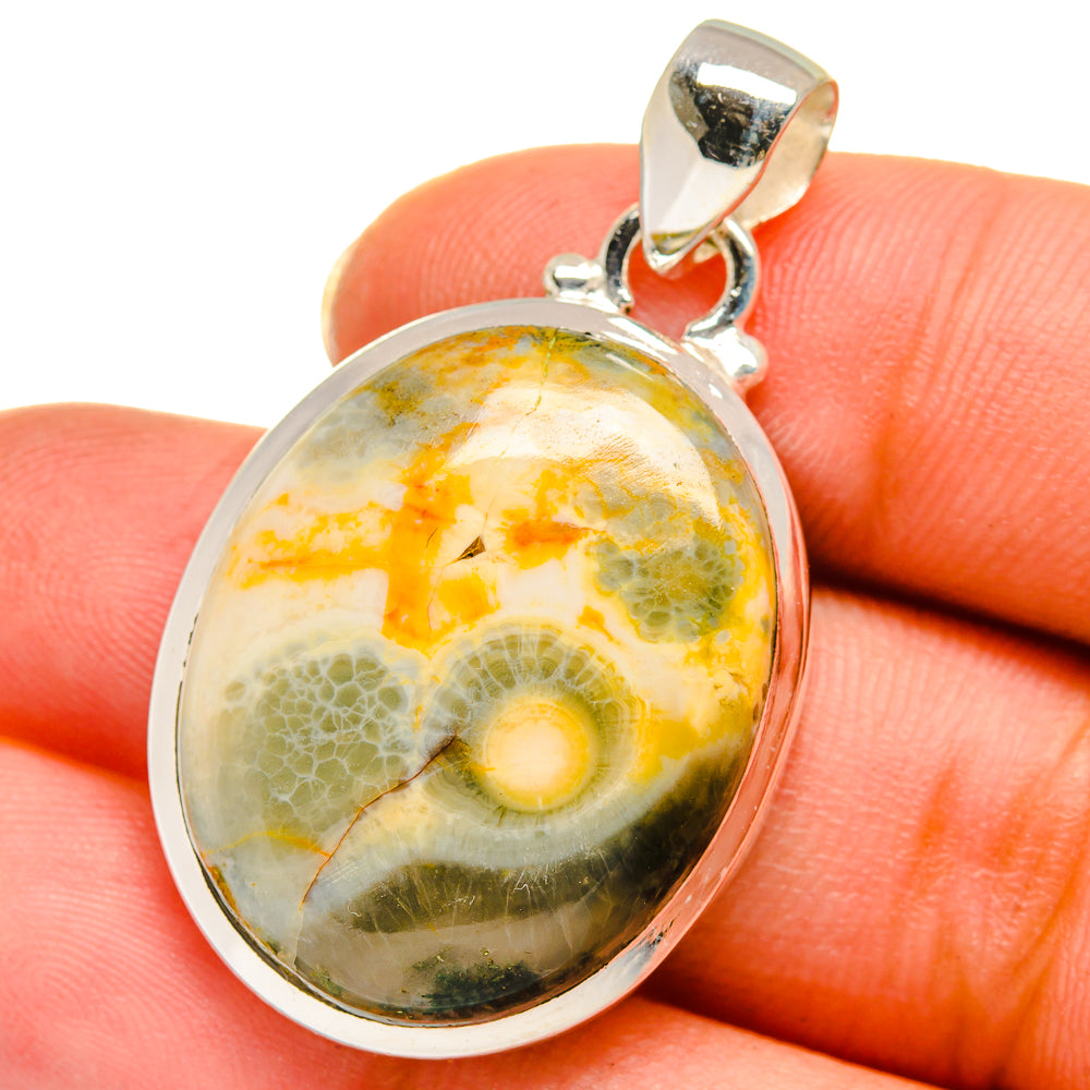 Ocean Jasper Pendants handcrafted by Anasilvercos - PD14028