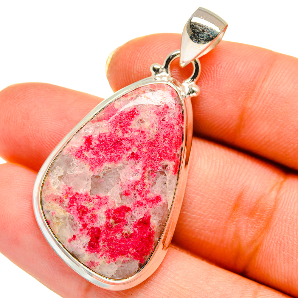 Thulite Pendants handcrafted by Anasilvercos - PD14041