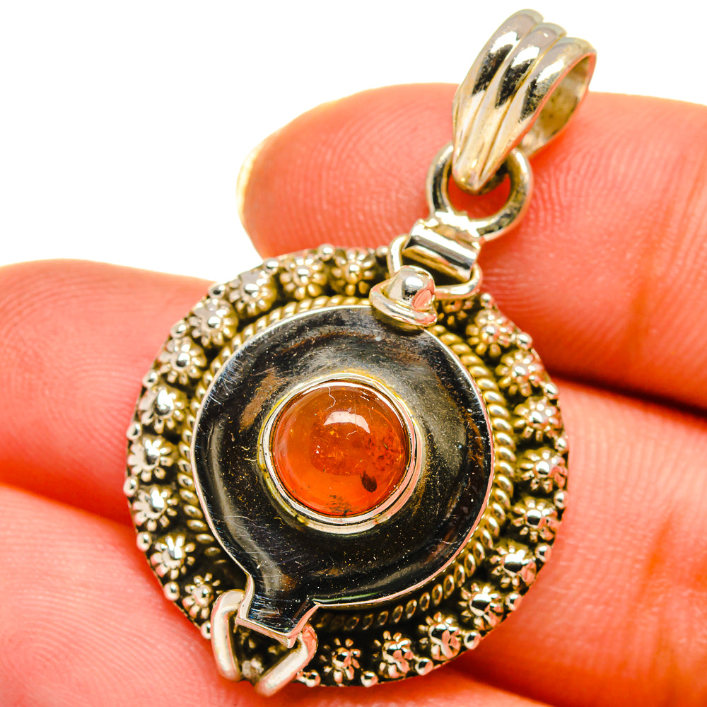 Carnelian Pendants handcrafted by Anasilvercos - PD14049