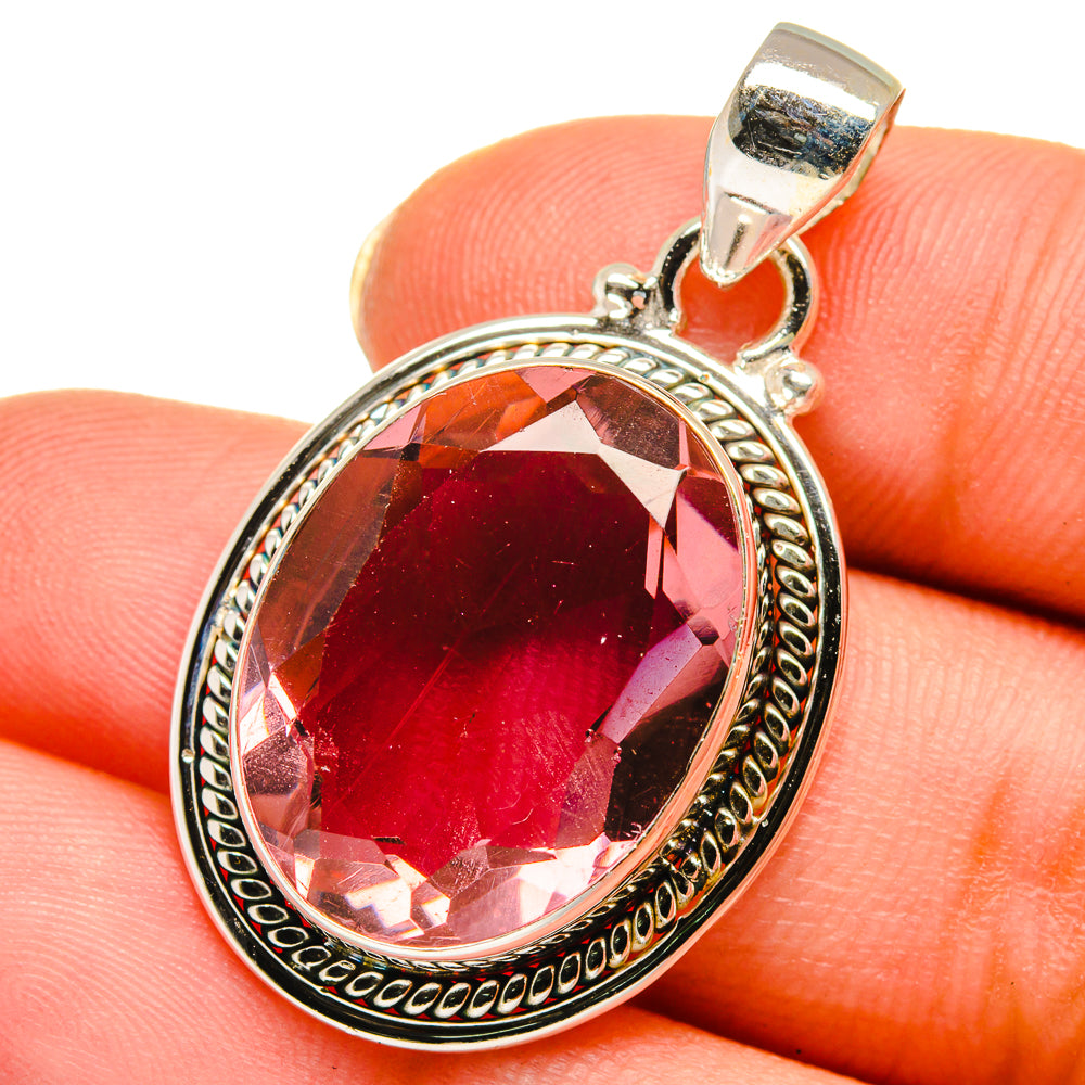 Color Change Alexandrite (lab.) Pendants handcrafted by Anasilvercos - PD14051