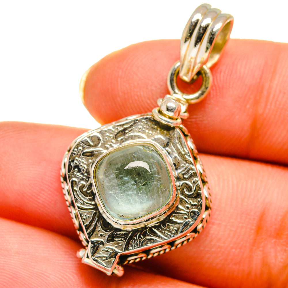 Aquamarine Pendants handcrafted by Anasilvercos - PD14067
