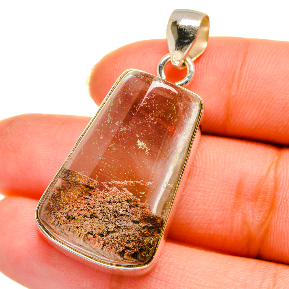 Garden Quartz Pendants handcrafted by Anasilvercos - PD14102