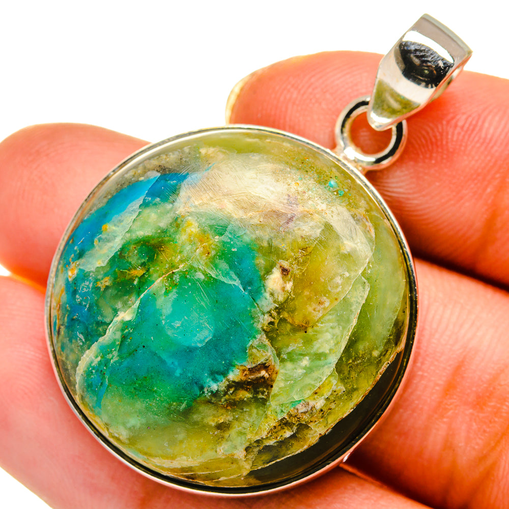 Peruvian Opal Pendants handcrafted by Anasilvercos - PD14117