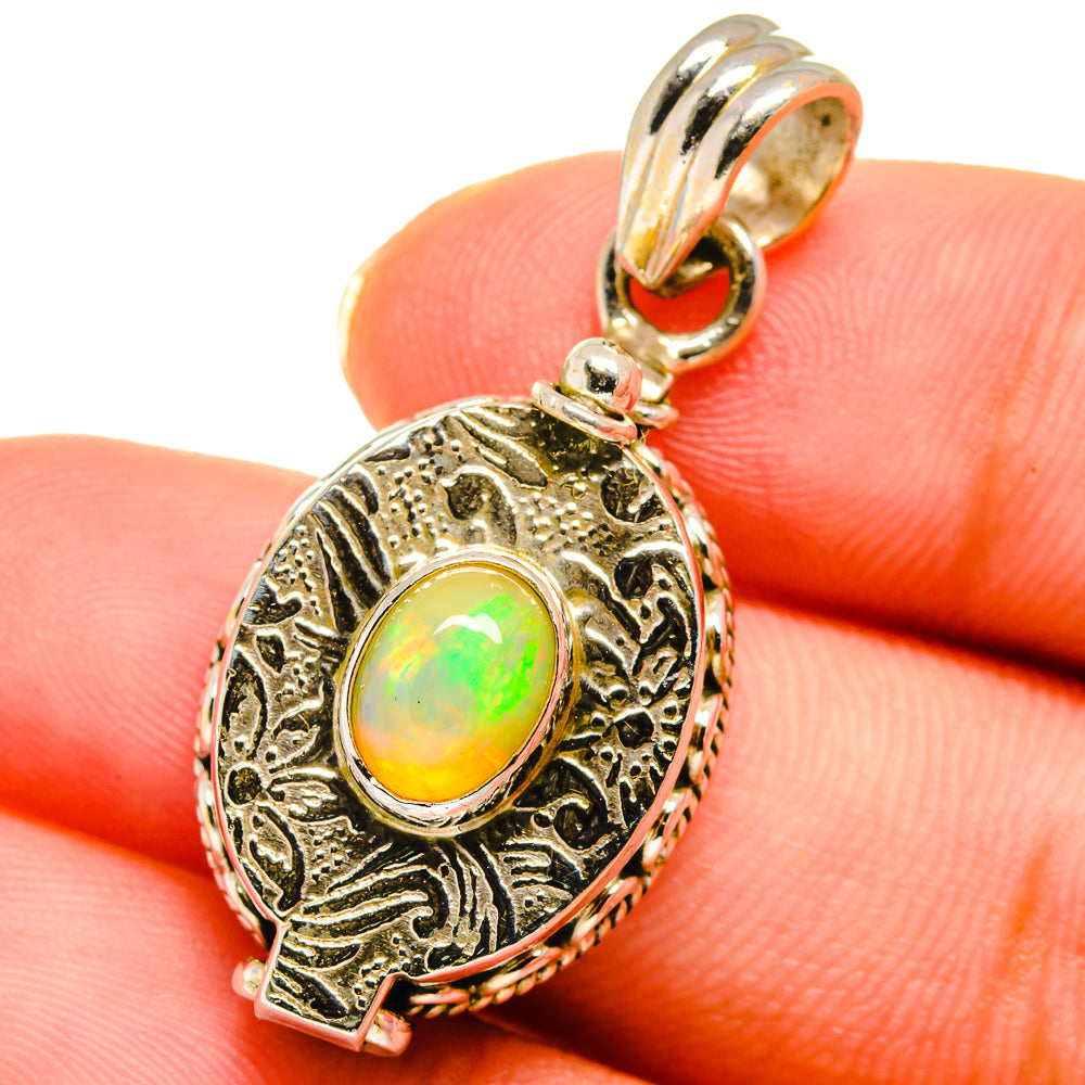 Ethiopian Opal Pendants handcrafted by Anasilvercos - PD14120