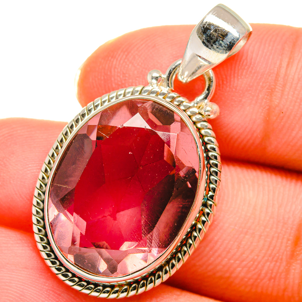 Color Change Alexandrite (lab.) Pendants handcrafted by Anasilvercos - PD14122