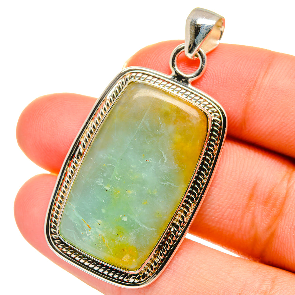 Peruvian Opal Pendants handcrafted by Anasilvercos - PD14150