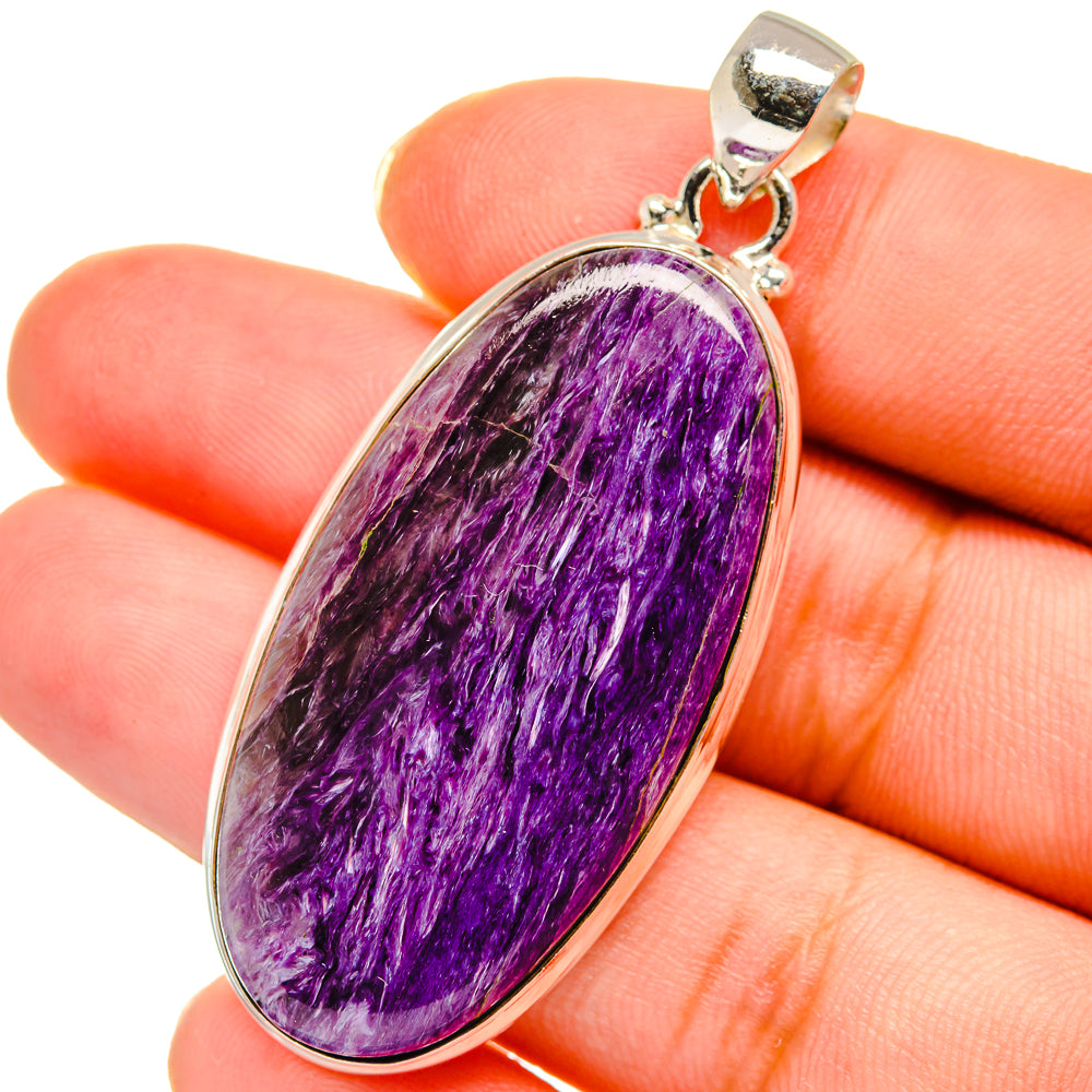 Charoite Pendants handcrafted by Anasilvercos - PD14154