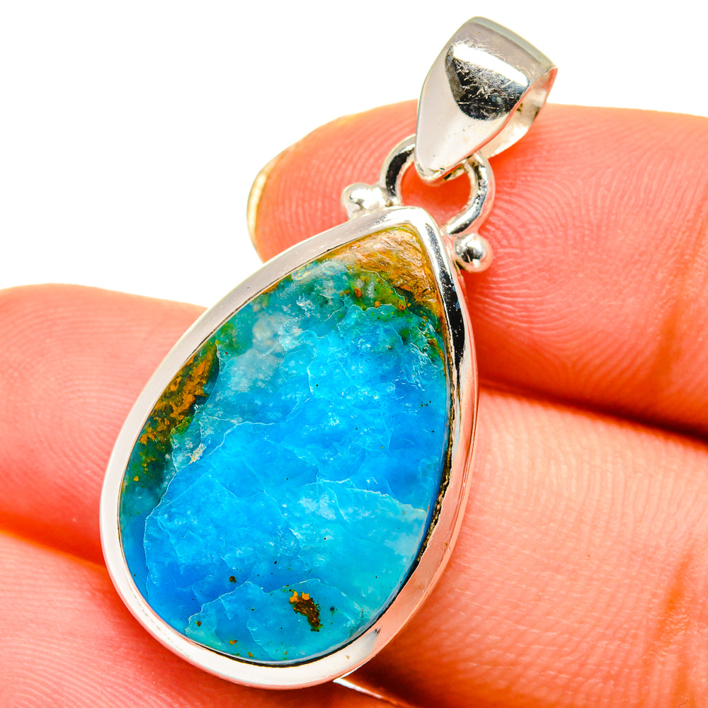 Peruvian Opal Pendants handcrafted by Anasilvercos - PD14155