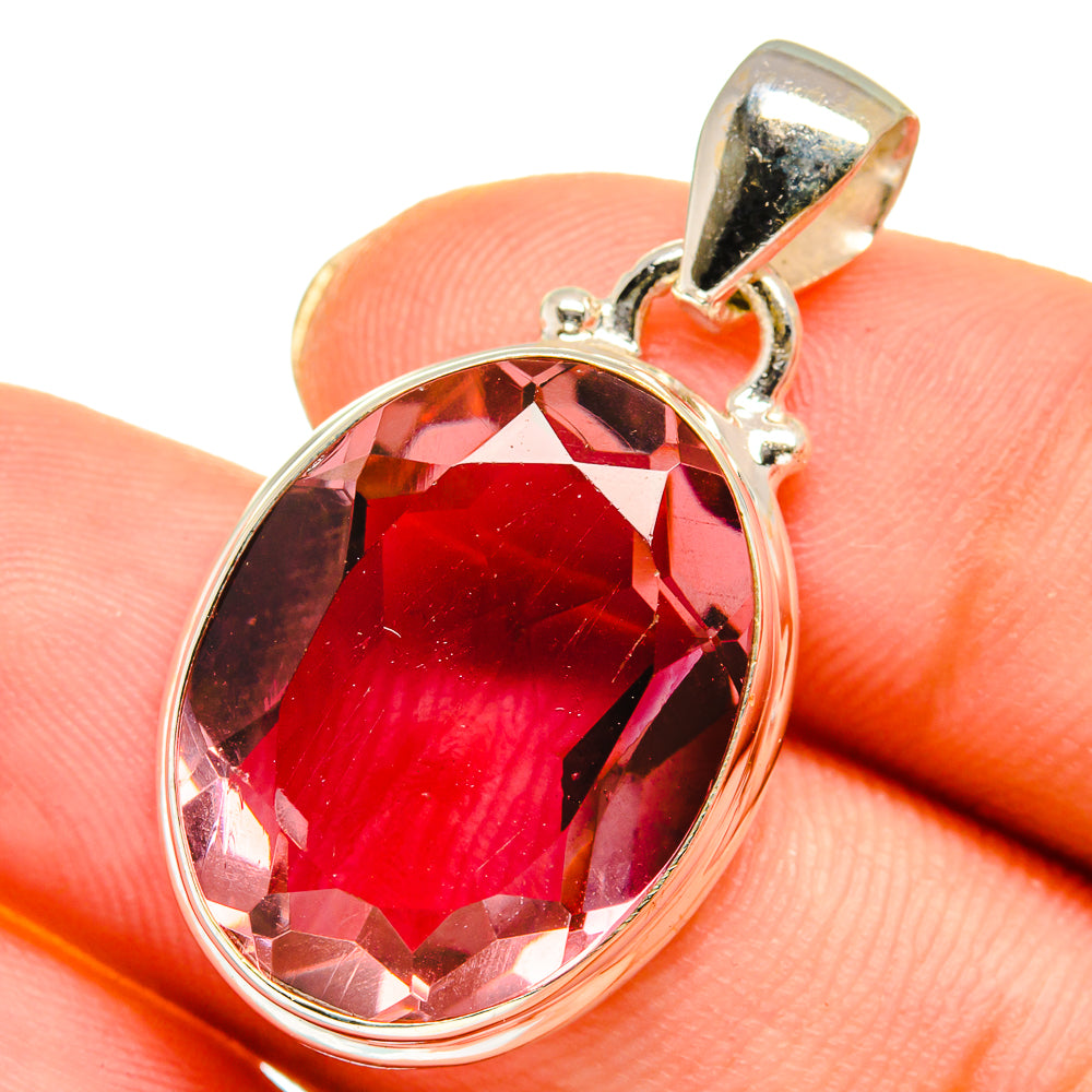 Color Change Alexandrite (lab.) Pendants handcrafted by Anasilvercos - PD14158