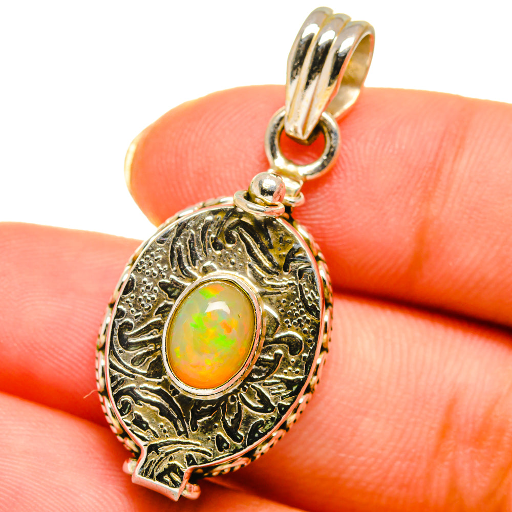 Ethiopian Opal Pendants handcrafted by Anasilvercos - PD14169