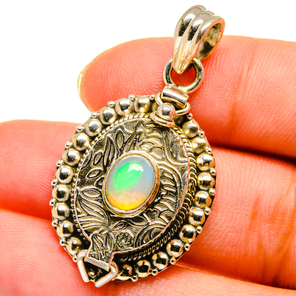 Ethiopian Opal Pendants handcrafted by Anasilvercos - PD14184